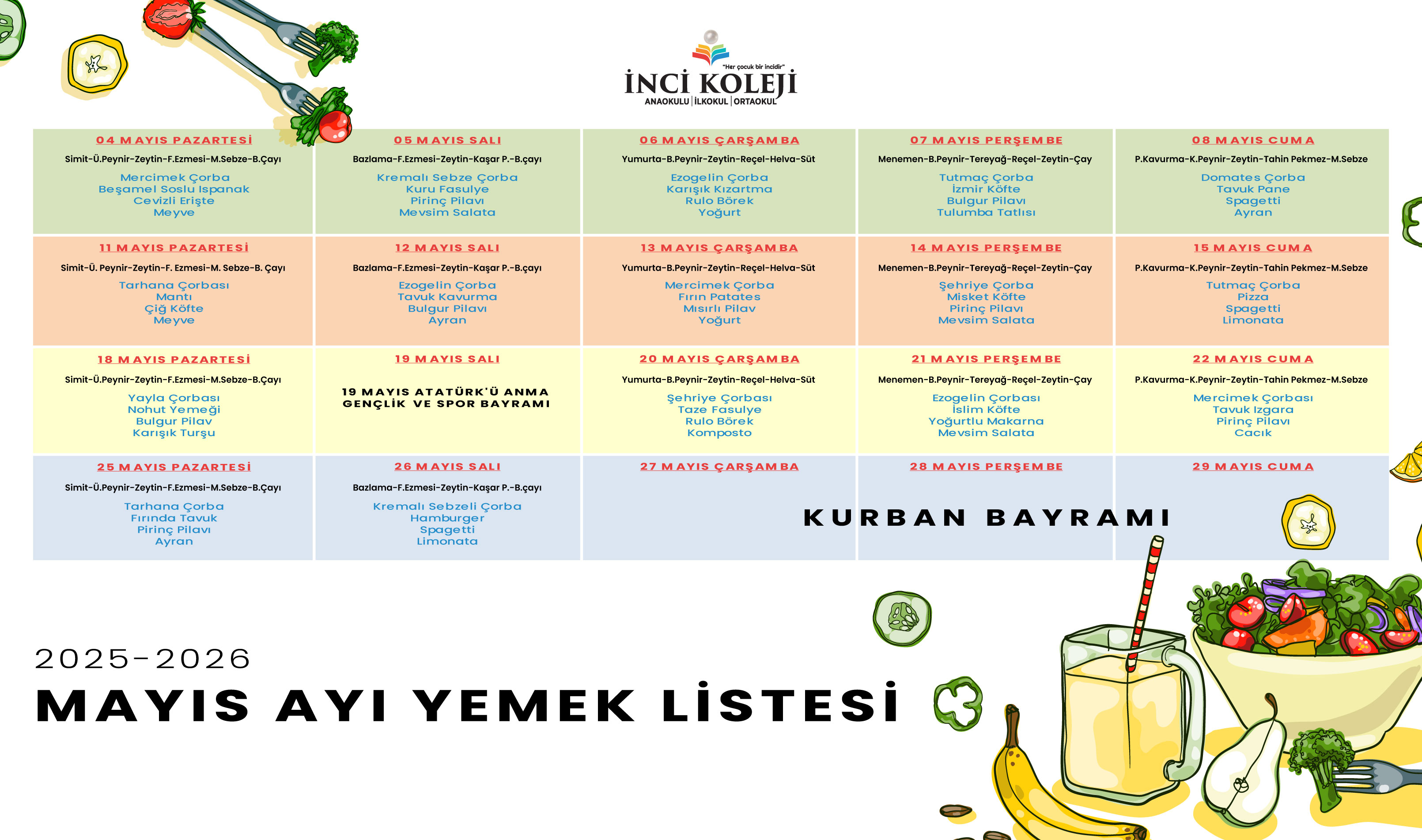 Yemek Listesi